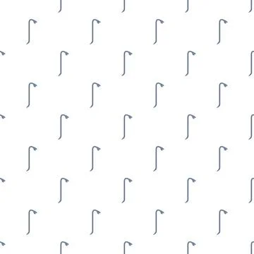 Crowbar tool seamless pattern for construction themes Illustrazione stock