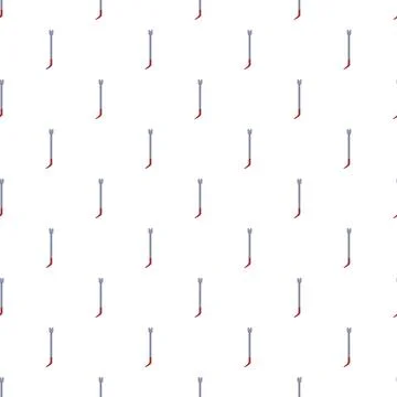 Crowbar tools repeating pattern on white background Stock Illustration