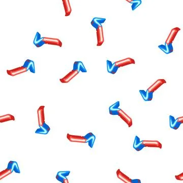 Crowbar weapon isometric icon seamless pattern Stock Illustration