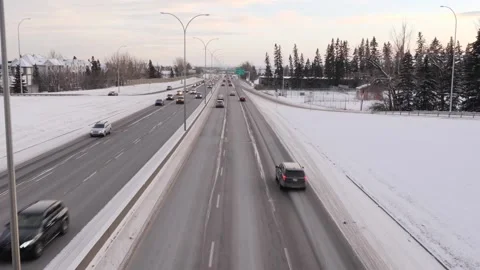 Crowchild Traffic Stock-Footage 223620177