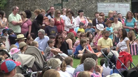 Crowd 1401 Stock Footage 7909671