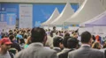 The crowd at airshow MAKS 2013 ( 2X SLOW MOTION video) HD Footage