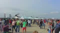 The crowd at airshow MAKS 2013 ( REAL TIME video) HD Footage
