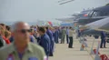 The crowd at airshow MAKS 2013 ( REAL TIME video) HD Footage