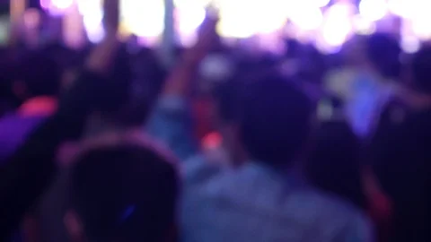 Crowd and concert Stock Footage 101582299