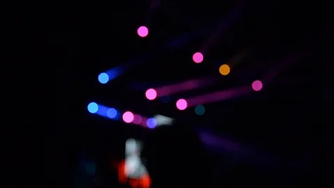 Crowd and Lights Stockbeeldmateriaal 126733208