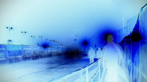 Crowd and traffic timelapse at night {fx} Video stock 102782632