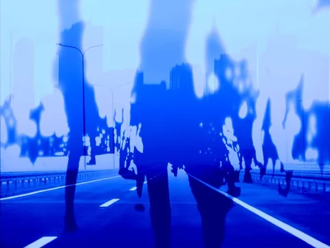 Crowd of anonymous people walking Video stock 72274373