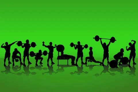 Crowd  athletes Ilustración de archivo