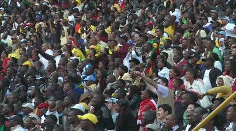 Crowd cheering 2 Stock Footage 45652351