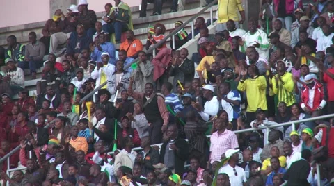 Crowd cheering Stock Footage 45652299