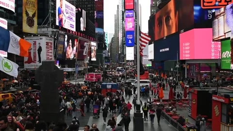 Crowd in the city Stock Footage 166734119