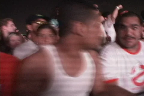 Crowd Closeup Stock Footage 290259