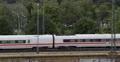 Crowd Commuters Traveler Traveling German Intercity Express ICE DB Train Passing 4k or 4k+ Resolution