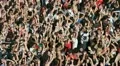 Crowd at concert clapping HD Footage