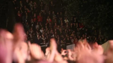 Crowd at concert Stock Footage 11061117