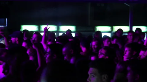 Crowd at concert Stock Footage 65750785