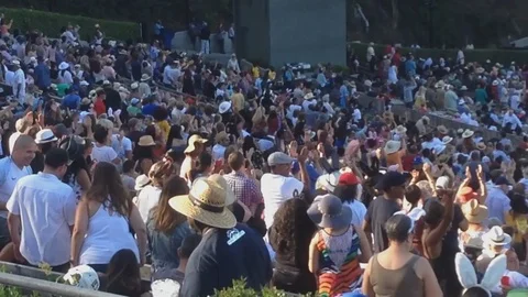 Crowd at a concert Video stock 111597684