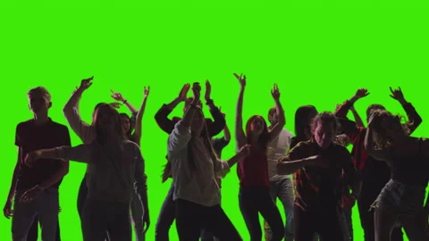 Crowd dancing and jumping 스톡 동영상 172565077