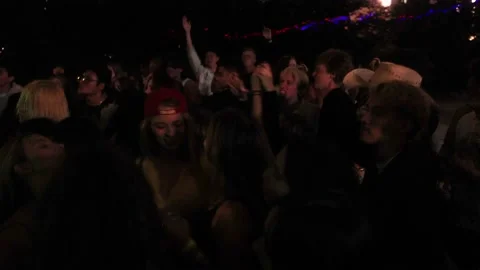 Crowd Dancing Stock Footage 194406085