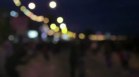 Crowd defocused Stock Footage 10809815