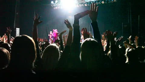 Crowd at the disco. Stock Footage