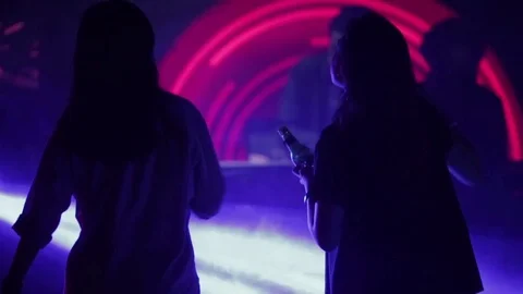 Crowd Enjoying The Concert Stock Footage 71819669
