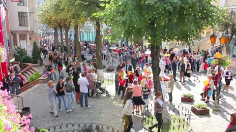 Crowd Stock Footage 8649730
