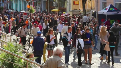 Crowd Stock Footage 8649771