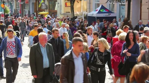 Crowd Stock Footage 8649784