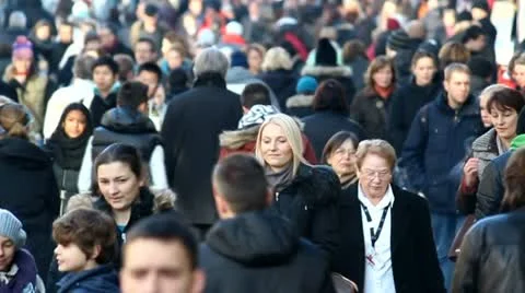 Crowd Stock Footage 12754425