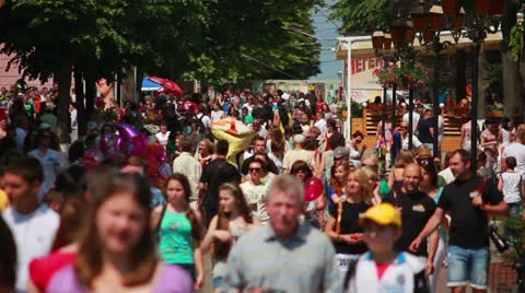 Crowd Stock Footage 23619854