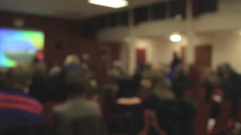 Crowd at gathering 库存影片 47136884