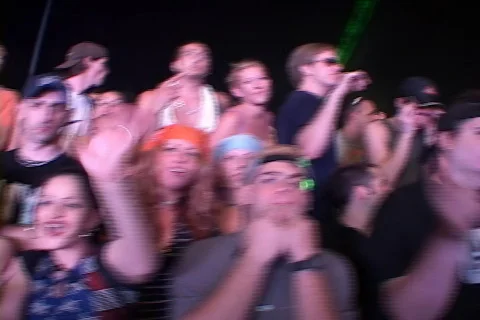 Crowd Goes Wild Stock Footage 290324