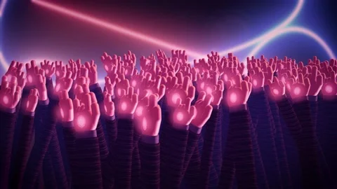 Crowd Hands 库存影片 159878255