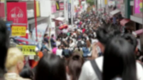 Crowd hands head city Stock Footage 166734118