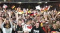 Crowd Happiness Germany Goal Semifinal with Brazil World Cup Cheerful Cheering HD Footage
