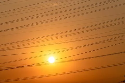 Crowd High Voltage Electrical Cable Stock Photos