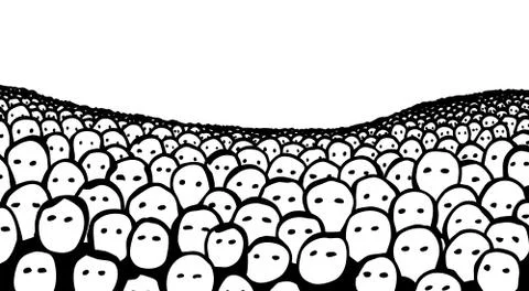 Crowd Stock Illustration