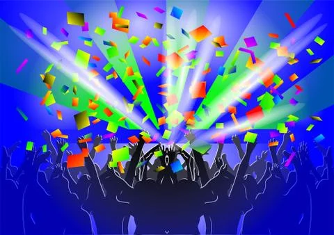 Crowd Stock Illustration