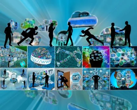 Crowd 스톡 일러스트