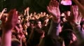 Crowd jumping at rock concert HD Footage