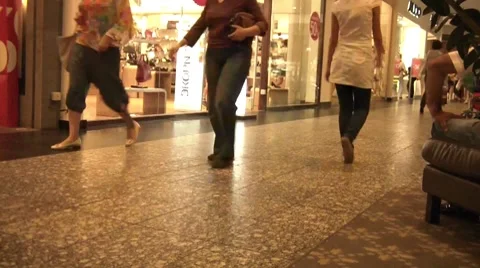 Crowd At The Mall Time Lapse Stock Footage 7765921
