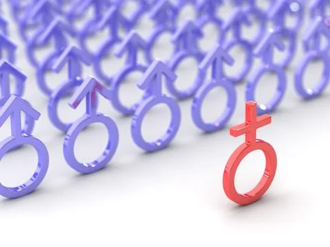 Crowd of men. Illustrazione stock