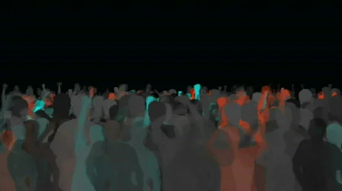 Crowd move Video stock 752843