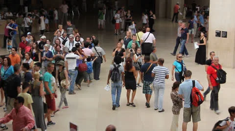 Crowd of multi-cultural people Video stock 26178333
