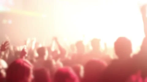 Crowd Party Jumping NTSC Stock Footage 46376722