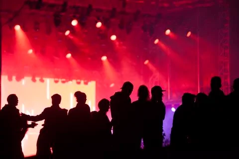 Crowd at a party Stock Photos