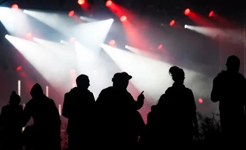 Crowd at a party Stock Photos