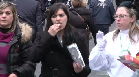 Crowd, pedestrians. Stock Footage 10731142